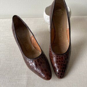 De Liso Debs by Palter Deliso, Genuine Alligator Pumps